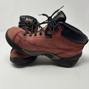 Hiking Boots Bestard Travel Lady Red US 7 Goretex Vibram Trail Outdoor Gorpcore